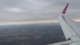 Wizz Air UK A321 landing at OlsztynMazury Airport [upl. by Tanhya315]