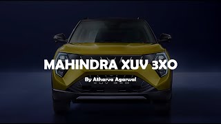 MAHINDRA XUV 3XO The New Facelift  Carutopia [upl. by Ellehcsar]