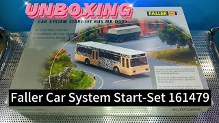 Unboxing Faller Car System StartSet 161479 MB 0405 [upl. by Yttisahc]