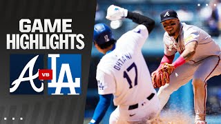 Braves vs Dodgers Game Highlights 5524  MLB Highlights [upl. by Briant]