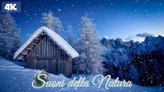 Musica Rilassante  4K Video Paesaggio Innevato  Relaxing Music [upl. by Oxford473]