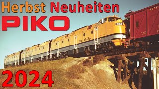 Piko Herbst Neuheiten 2024  Spur H0 und G [upl. by Eiuqnimod]