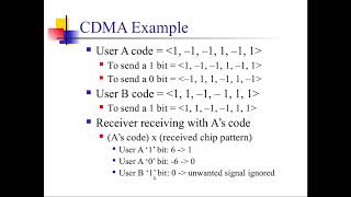 الاتصالات والشبكات اللاسلكية21 Direct Sequence Spread Spectrum DSSS and CDMA [upl. by Pavior]