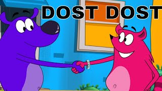 Dost Dost Ep  62  Pyaar Mohabbat Happy Lucky  Funny Hindi Cartoon Show  Zee Kids [upl. by Calder]