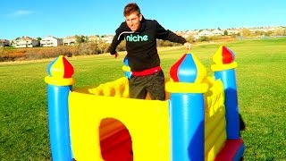 ADULTS TAKEOVER A BOUNCE CASTLE [upl. by Latisha]