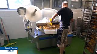 KN60 cutting Hummus  Havantec Food Equipment [upl. by Jeniffer]