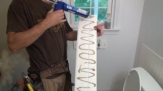 How to PVC Wainscotting Installation [upl. by Idnew]