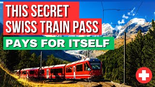 SECRET SWISS TRAIN PASS  Can SAVE You Lots of MONEY [upl. by Rem]