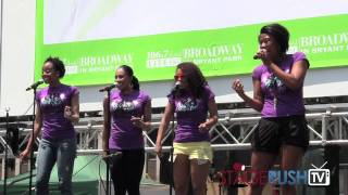 Baby Its You performs medley at Broadway in Bryant Park [upl. by Eimma]