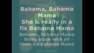 Boney M  Bahama Mama Lyrics [upl. by Filahk]