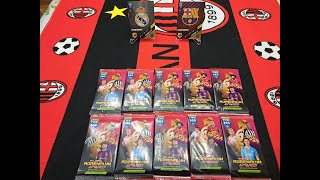 PANINI FIFA 365 2024  MECZ REAL M vs BARCELONA  UNBOXING 10 SASZETEK  KTO WYGRAŁ [upl. by Aliac]