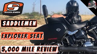 SADDLEMEN EXPLORER SEAT  5000 MILE REVIEW [upl. by Chadwick]