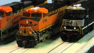 HO Scale Intermountain ES40DC  ES44DC Gevo  Review [upl. by Olimac]