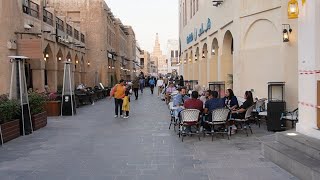 Souq Waqif Walk  Doha Qatar 🇶🇦 [upl. by Hsilgne]