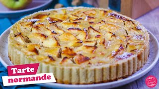 🍏 TARTE NORMANDE AUX POMMES  RECETTE FACILE 🍏 [upl. by Riada]