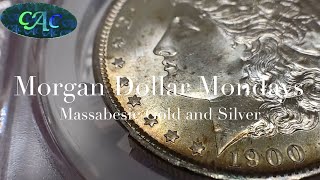 1900 NEW ORLEANS  1900 OCC  “MORGAN DOLLAR MONDAYS” with MASSABESIC GOLD and SILVER [upl. by Hoffman]