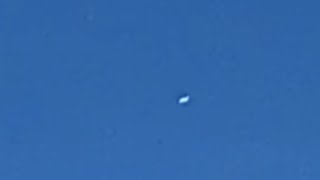 UFO number 9 close up zoomed screen recording Second UFO today [upl. by Annonyw]