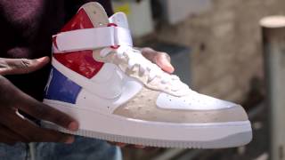 Nike Air Force 1 High quotSheedquot Live Look [upl. by Adnicul]