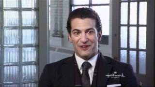 HALLMARK CHANNEL  EXCLUSIVE  SMOOCH  Simon Kassianides on Flynn and Gwen [upl. by Attenaz209]