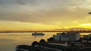 Sunrise Butterworth Seberang Perai Timelapse from Bayview Hotel Georgetown Penang Pulau Pinang 槟成 檳城 [upl. by Thorstein]