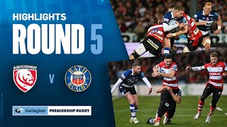 Gloucester v Bath  HIGHLIGHTS  Incredible SecondHalf Comeback  Gallagher Premiership 202324 [upl. by Ciaphus965]