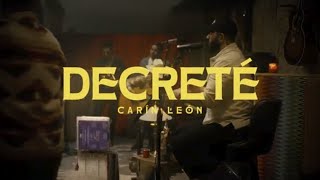 Carín León  Decreté Official Video [upl. by Tirza]