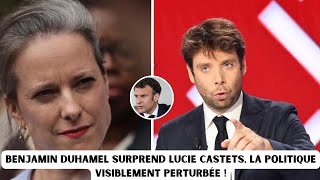 Benjamin Duhamel surprend Lucie Castets la politique visiblement perturbée [upl. by Marinelli49]