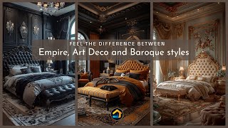 P7What are the classic bedrooms Feel the difference between Empire Art Deco and Baroque styles [upl. by Marvella]