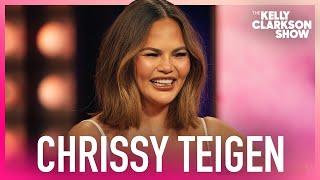 Chrissy Teigen Dishes On Chaotic Life With Two New Babies In The House [upl. by Nalyak769]