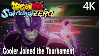 Dragon Ball Sparking Zero What If Cooler Joined the Tournament of Power 4K [upl. by Zahavi749]