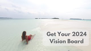 How to Create a Vision Board on Canva For FREE With Free Template [upl. by Ericha]