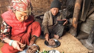 Nepalese Food Dhido  Eastern Rural Nepal [upl. by Razaele803]