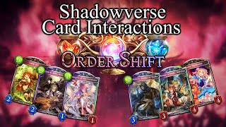 Card Interactions in Shadowverse Order Shift [upl. by Notirb]