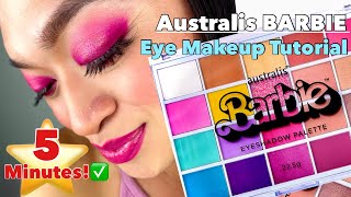 Australis Barbie Eyeshadow Palette Tutorial [upl. by Mckinney]