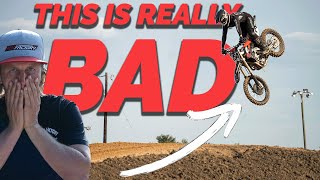 Jumping and Explaining The Most DANGEROUS Dirt Bike Jumps [upl. by Ealasaid]