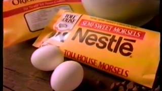 1987 Nestle Toll House Morsels Chocholate Chips TV Commercial [upl. by Selimah]