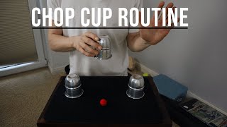 Im Teaching you My Original Cups and Balls Chop Cup Routine ● In Depth Tutorial [upl. by Aivartal]