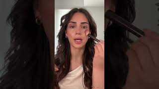 Setting spray before powder alwayssss makeuptutorial [upl. by Lelith]