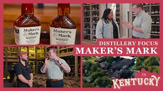 Makers Mark Touring An Iconic Bourbon Whiskey Distillery In Kentucky [upl. by Maurise]