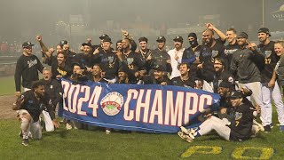 York Revolution walkoff Game 3 win seals Atlantic League Championship [upl. by Maffei681]