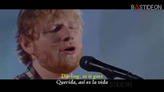 Ed Sheeran  Cant Help Falling In Love Sub Español  Lyrics [upl. by Palila80]