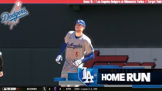 MLB The Show 24  Los Angeles Dodgers at Minnesota Twins  Game 15 [upl. by Macgregor]