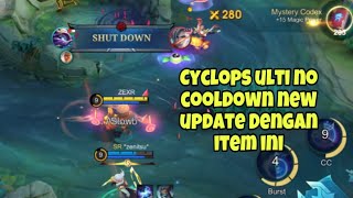 New Item Cyclops Ulti No Cooldown ‼️ Gameplay Cyclop Solo Ranked By Zexr MLBB [upl. by Dahsra]