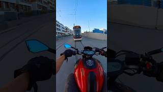 Tramvaydan şehir tahmini alayım 🥷 motorcycle automobile yamaha yamahamt7 [upl. by Ahsinroc531]