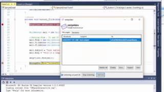 send email to localhost using smtp4dev and view in outlook [upl. by Pallas576]