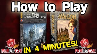 How to Play The Resistance  Avalon  Roll For Crit [upl. by Namaj]