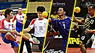 Sepak Takraw ● Best Spikes Compilation by Feeders  HD [upl. by Verine]