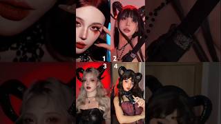 Do those horns look scaryshorts fyp douyin makeup beauty [upl. by Sherj420]