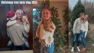 Christmas tree farm vlog 2023 [upl. by Eiramnaej27]