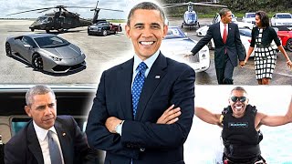 Barack Obama Extravagant Lifestyle BiographyNet Worth Career and Success Story [upl. by Evette]